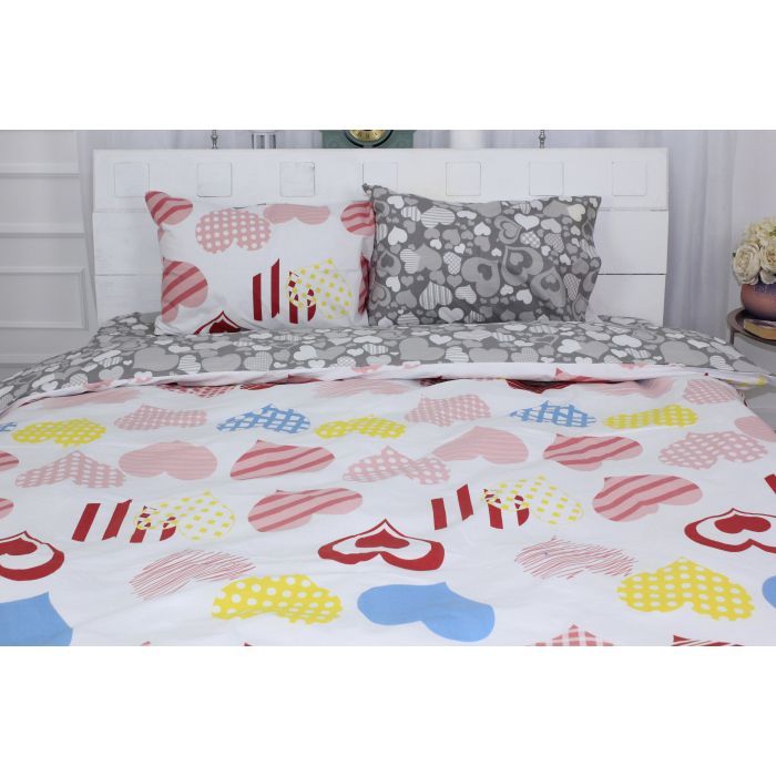 Постельное белье MirSon Бязь 17-0532 Bright hearts 110х140 Фото
