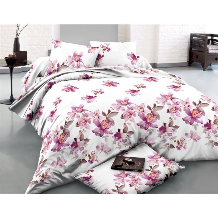 Постельное белье MirSon Сатин 22-1297 Whiteparadise 160х220 Фото