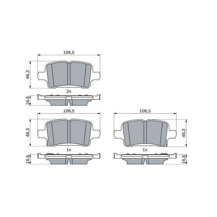 Тормозные колодки Bosch 0 986 424 839 Фото