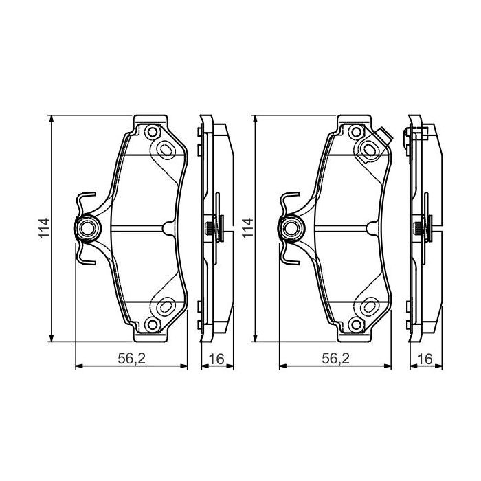 Тормозные колодки Bosch 0 986 495 173 Фото