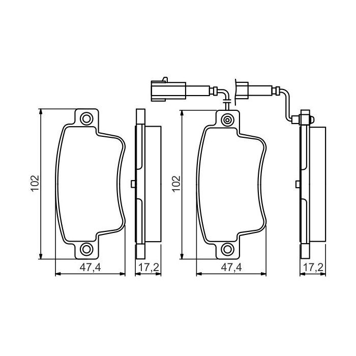 Тормозные колодки Bosch 0 986 495 355 Фото