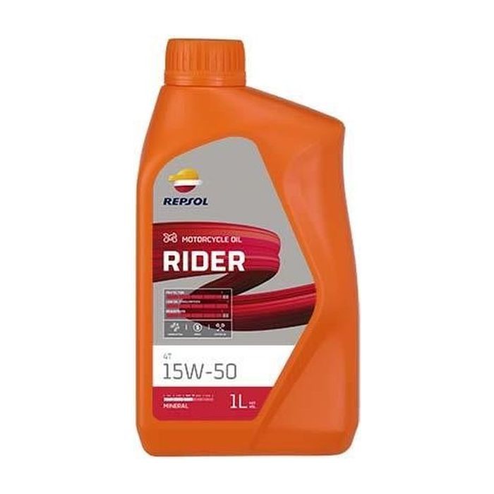 Моторное масло REPSOL RIDER 4T 15W-50 1л Фото