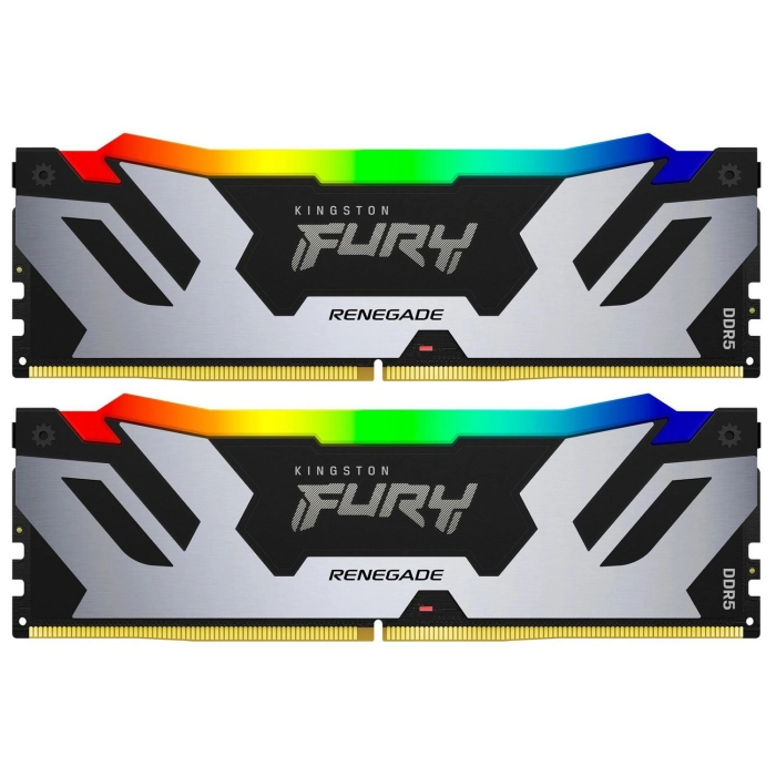 Модуль памяти для компьютера DDR5 32GB (2x16GB) 6000 MHz FURY Renegade RGB Kingston Fury (ex.HyperX) (KF560C32RSAK2-32)