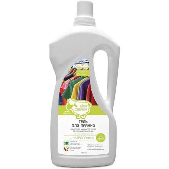 Гель для стирки Біла Овечка Универсальный 1 л Фото