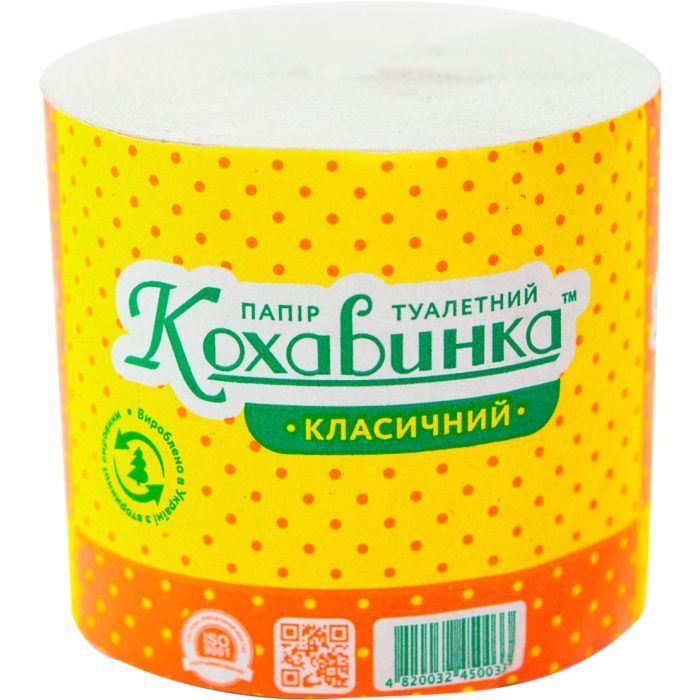 Туалетная бумага Кохавинка 1 слой 1 рулон Фото
