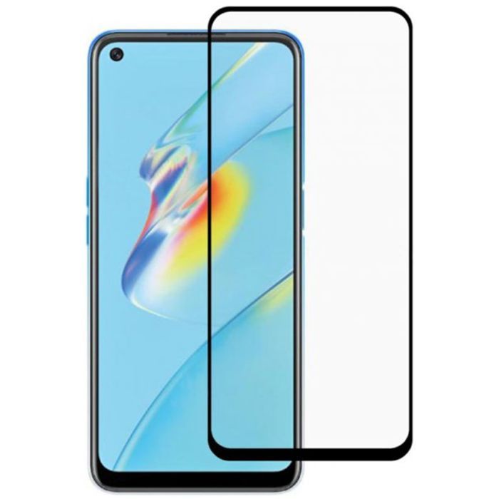 Стекло защитное Drobak OPPO A76 Black Frame A+ Фото
