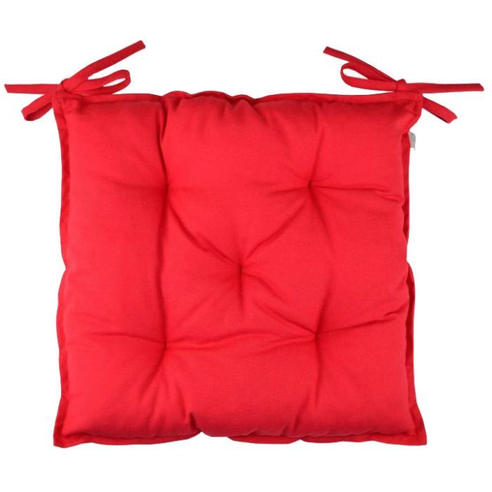 Подушка на стул Прованс Красная 40х40 Фото