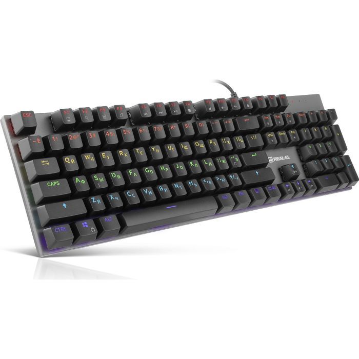 Клавиатура REAL-EL M 13 USB Grey Фото