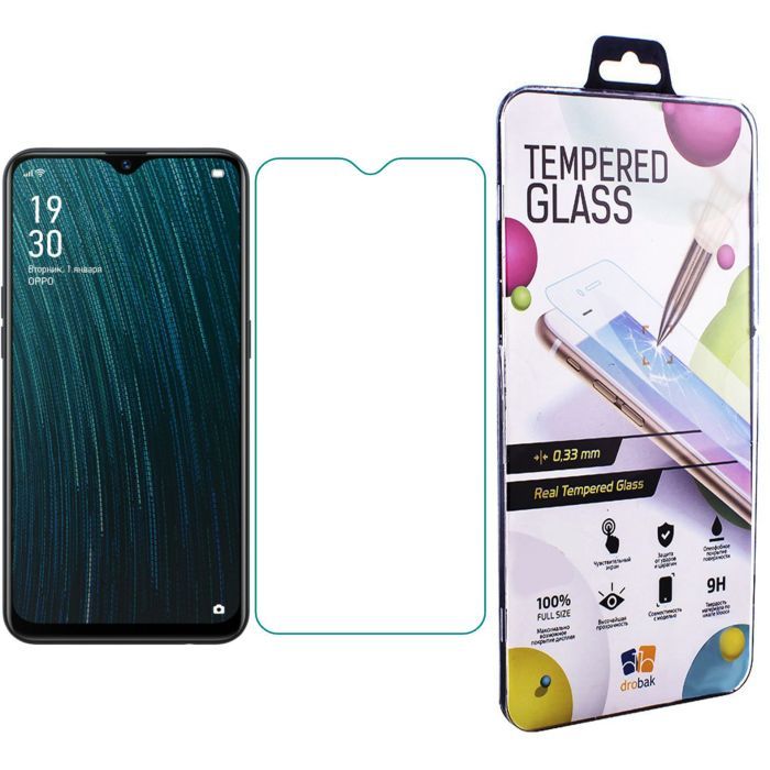 Стекло защитное Drobak OPPO A15 Фото