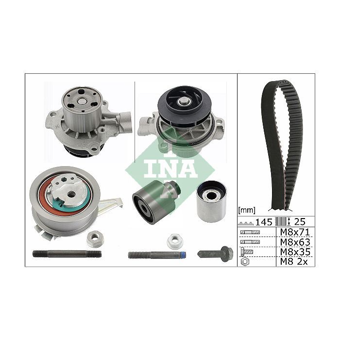 Комплект ремня ГРМ с помпой INA 530 0699 31 Фото