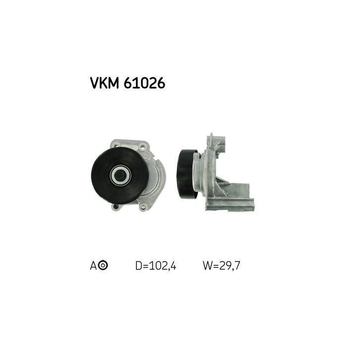 Натяжитель ремня с роликом SKF VKM 61026 Фото