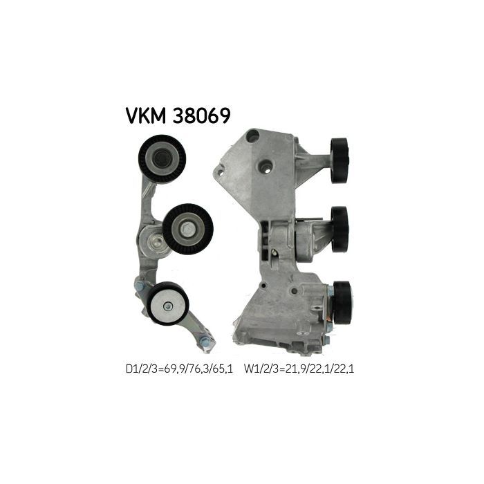 Ролик натяжителя ремня SKF VKM 38069 Фото