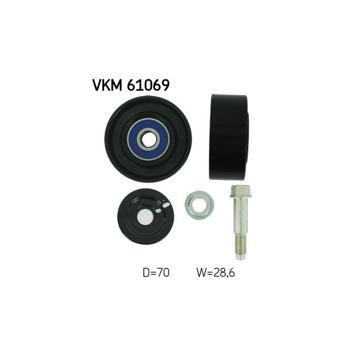 Ролик натяжителя ремня SKF VKM 61069 Фото