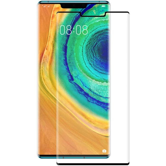 Стекло защитное PowerPlant 3D Huawei Mate 30 Pro, Black Фото