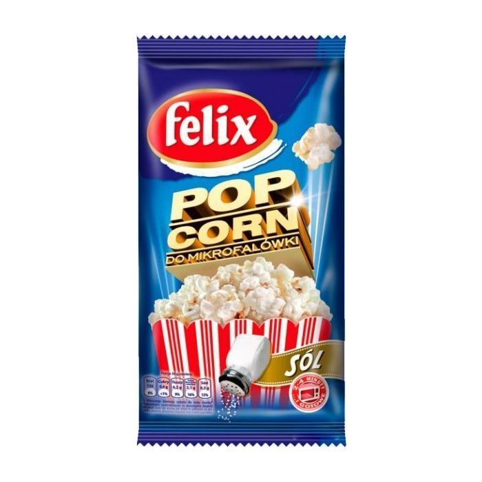 Попкорн FELIX соленый 90 г Фото
