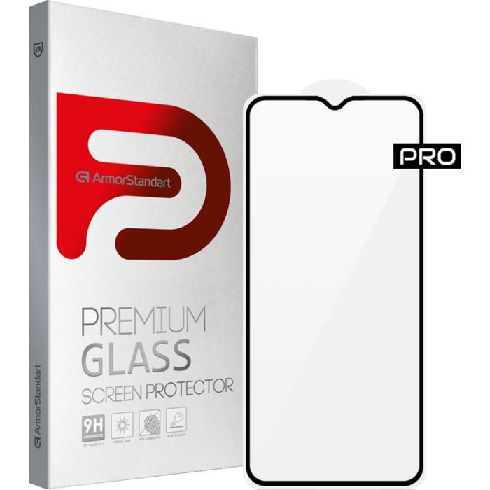 Стекло защитное Armorstandart Pro Vivo Y53s Black Фото