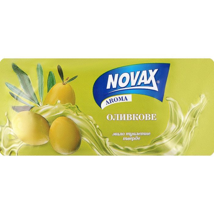 Твердое мыло Novax Aroma Оливковое 140 г Фото