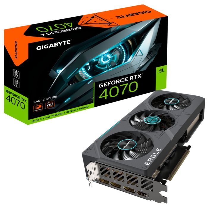 Видеокарта GIGABYTE GeForce RTX4070 12Gb EAGLE OC Фото