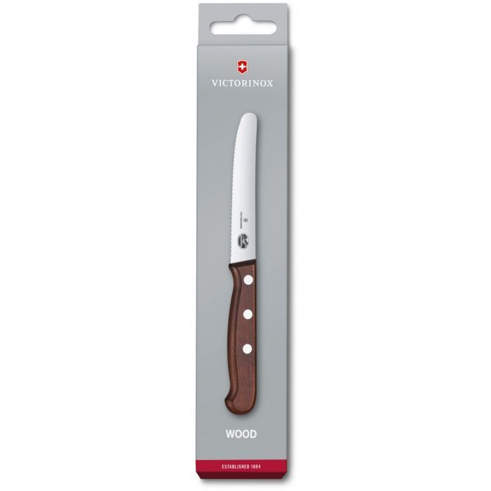 Кухонный нож Victorinox Wood Tomato and Table 11см Фото