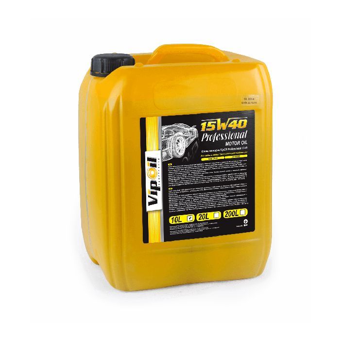 Моторное масло VIPOIL Professional 15W-40 SG/CD, 10л Фото