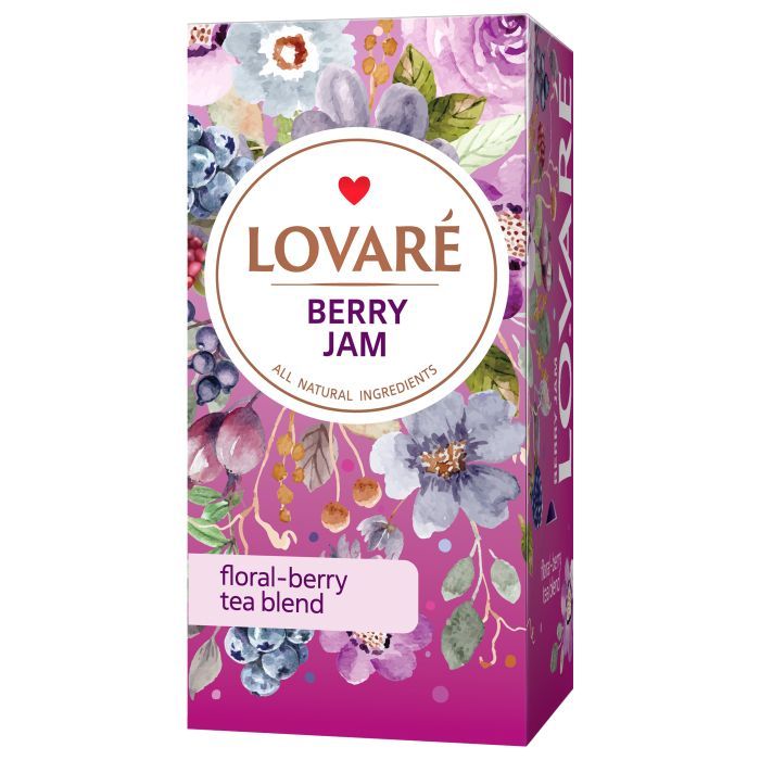 Чай Lovare "Berry Jam" 24х1.5 г Фото