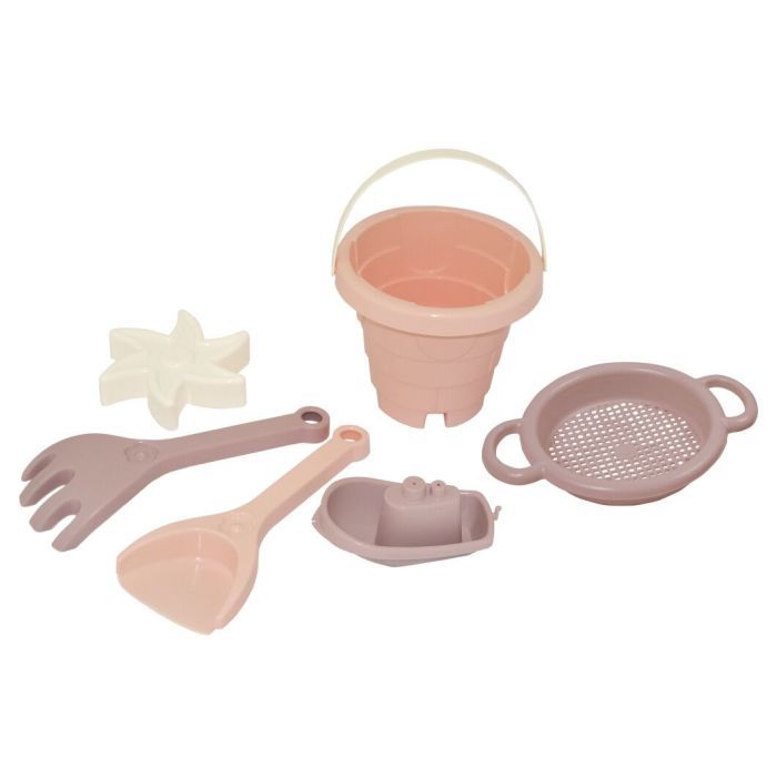 Игрушка для песка Tigres Вежа 6 елементів мокко Фото