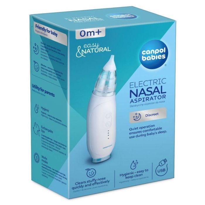 Носовой аспиратор Canpol babies электрический Easy Natural Фото