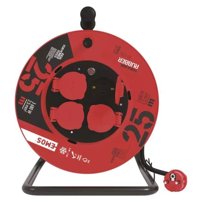 Сетевой удлинитель EMOS P19625, 25m, 2.5mm2 Фото