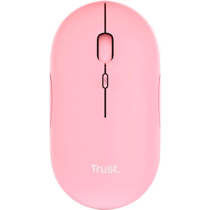Мышка Trust Puck Wireless/Bluetooth Silent Pink Фото
