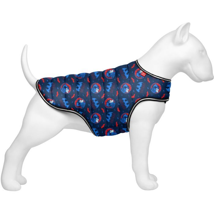 Курточка для животных WAUDOG Clothes "Бетмен червоно-блакитний" L Фото