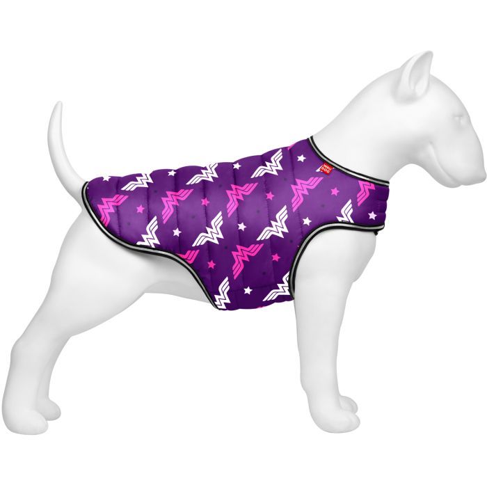 Курточка для животных WAUDOG Clothes "Чудо-женщина фиолет" XXS Фото