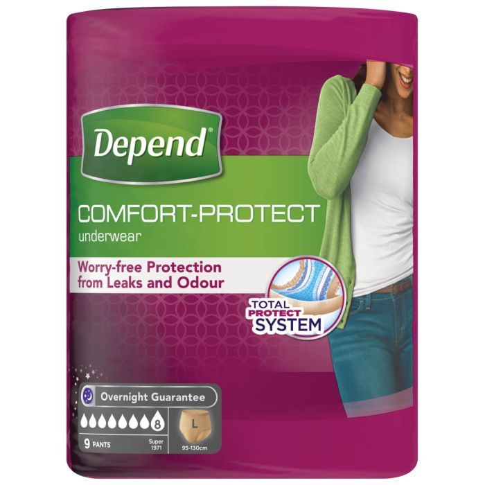Подгузники для взрослых Depend Трусики для женщин L Фото