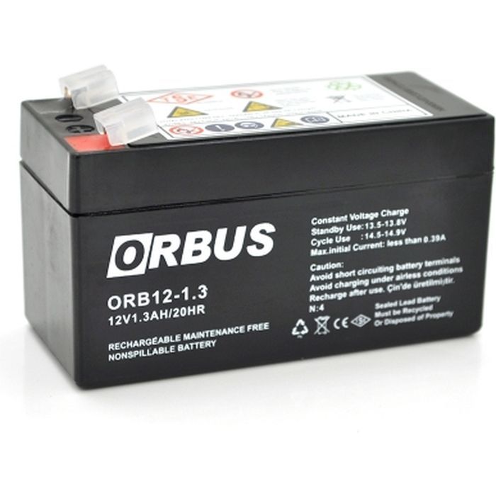 Батарея к ИБП Orbus ORB1213 AGM 12V 1.3Ah Фото