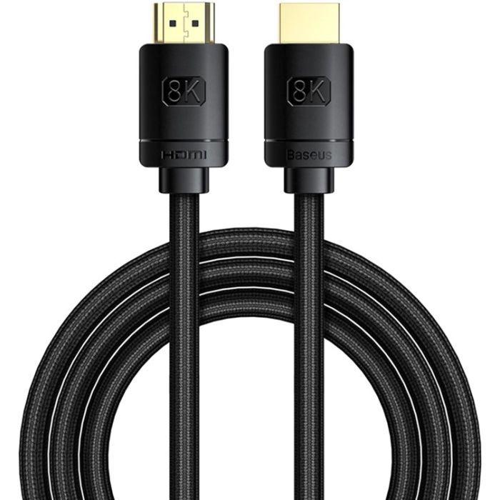 Кабель мультимедийный Baseus HDMI M to HDMI M 1.0m V2.1 Фото