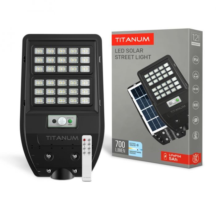 Прожектор TITANUM IP54 700Lm 5000K Сенсорний Фото