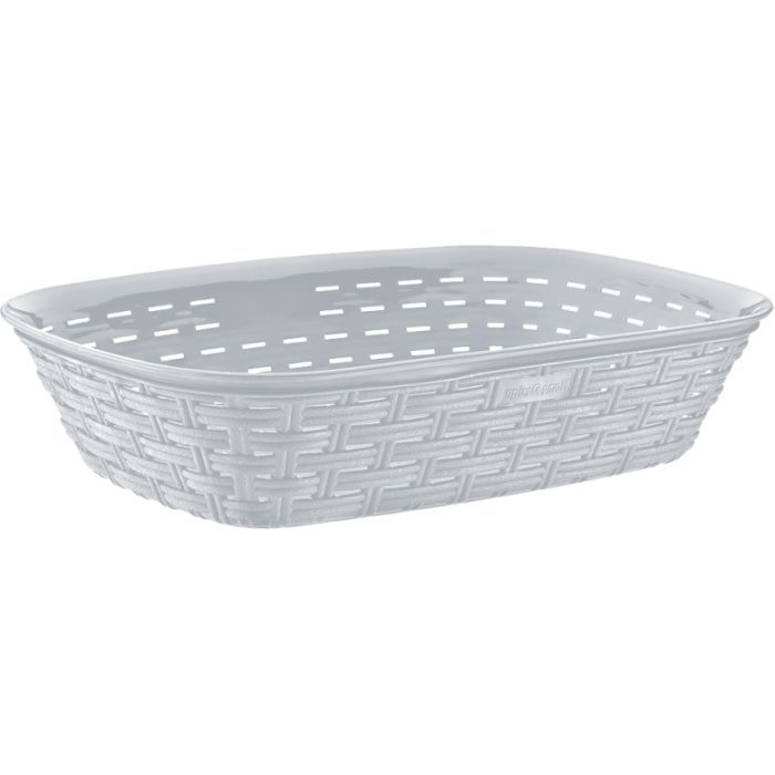 Хлебница Irak Plastik 2,5 л під ротанг сіра Фото