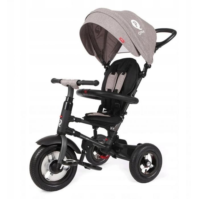 Детский велосипед QPlay Rito Rubber Grey складаний триколісний Фото
