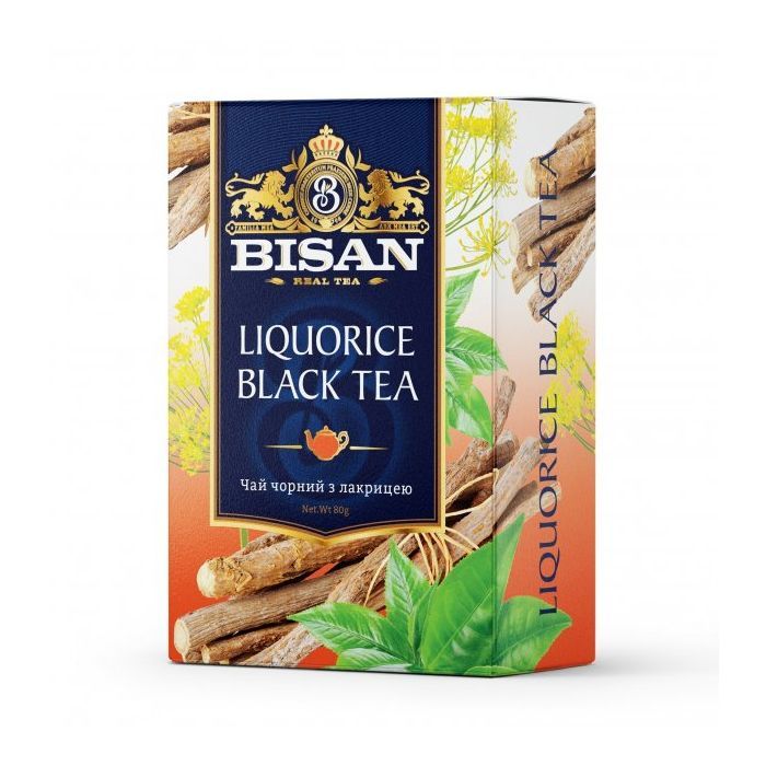 Чай Bisan Liquorice Black Tea 80 г Фото