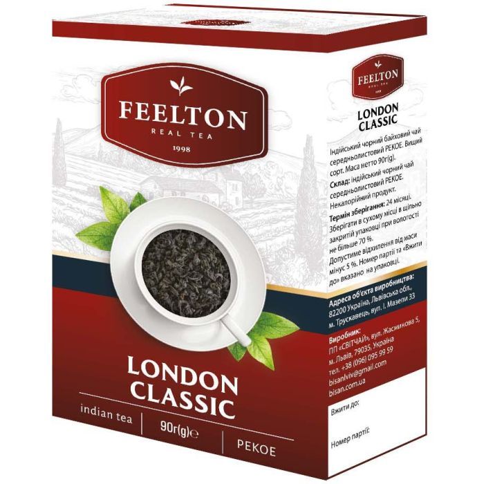 Чай Feelton London Classic 90 г Фото