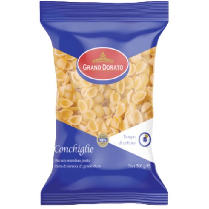 Макароны Grano Dorato Ракушки 500 г Фото