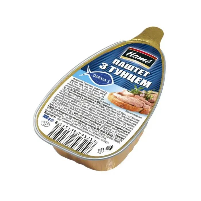 Паштет Hame с тунцем 100 г Фото
