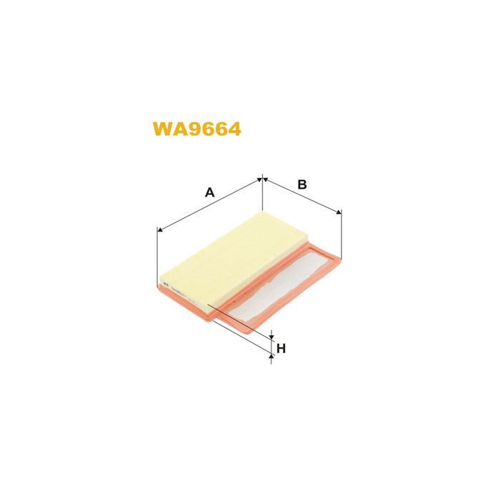 Воздушный фильтр для автомобиля Wixfiltron WA9664 Фото