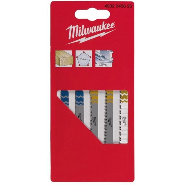 Полотно Milwaukee для лобзика, 5шт Фото