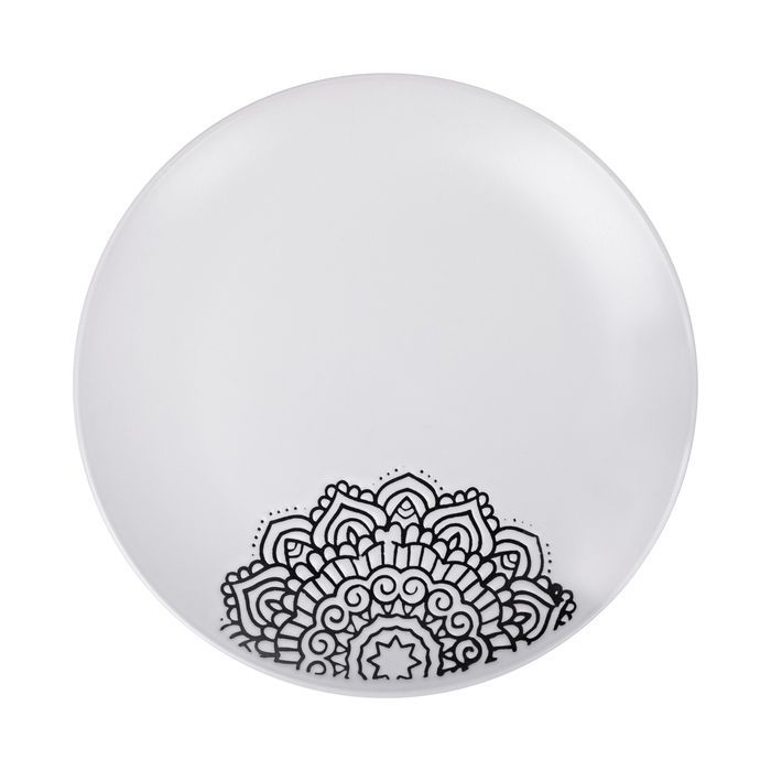 Тарелка Limited Edition Kora 25 см Обідня Біла Фото