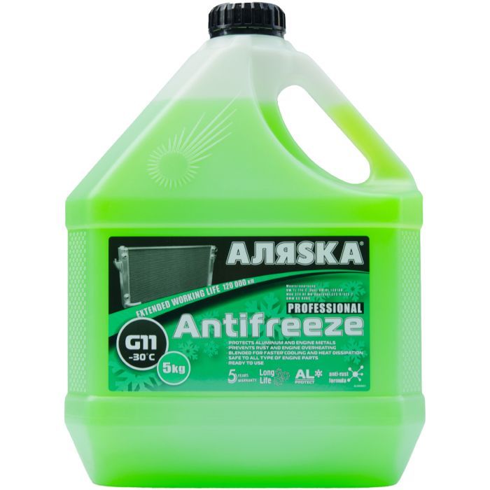 Антифриз Аляsка -30 G11 зелений 5л Фото
