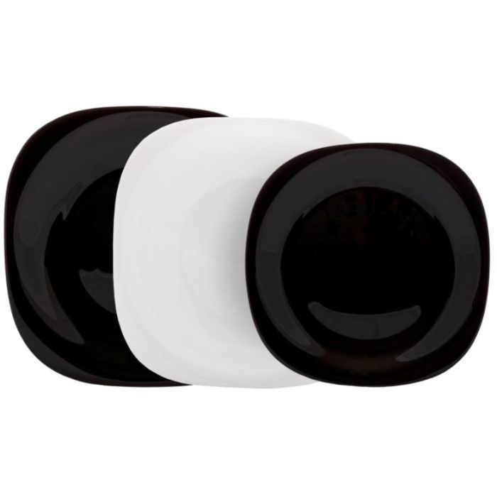 Столовый сервиз Luminarc Carine ЧорнеБіле 18 предметів Фото