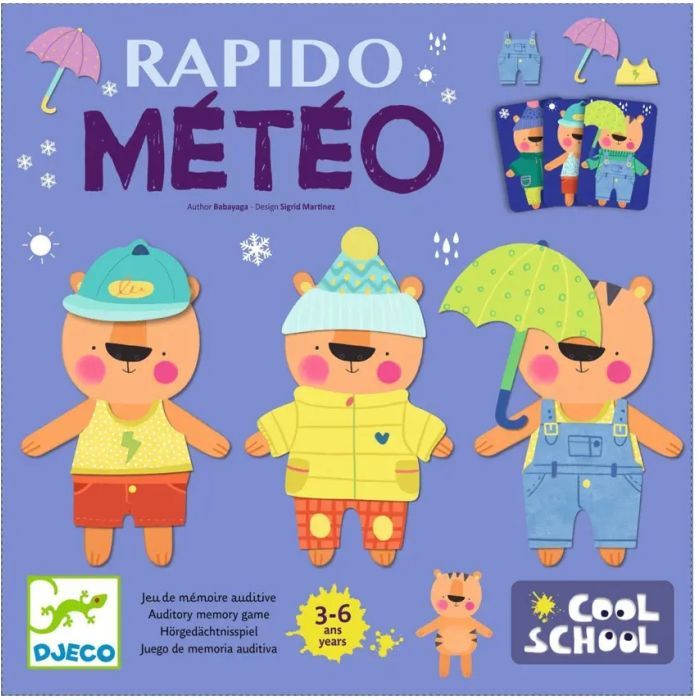 Настольная игра Djeco Rapido Meteo Фото