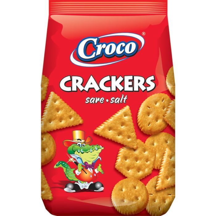 Печенье Croco Crackers соленый 100 г Фото
