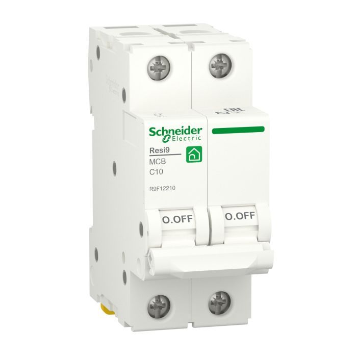Автоматический выключатель Schneider Electric RESI9 6kA 2P 10A C Фото