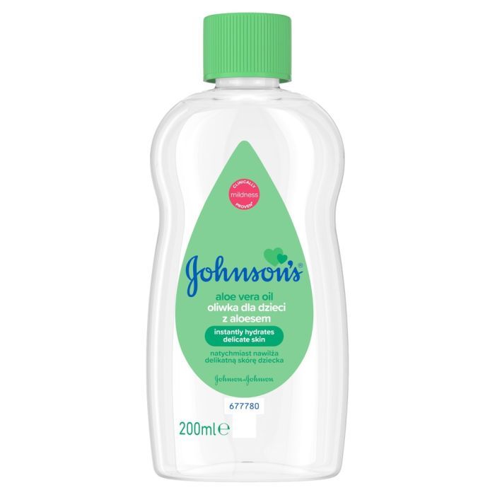 Детское масло Johnson’s baby з алое 200 мл Фото